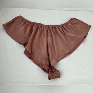 Victoria's Secret Women's Satin Sleep Shorts Boxers Mauve Sz M